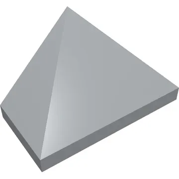 Brick Sloped 45° 2 x 1 Triple with Inside Stud Holder