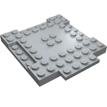 Plate Special 8 x 9 x 2/3 with 1 x 4 Recessed