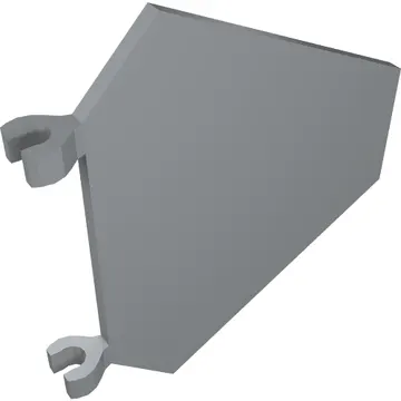 Flag 5 x 6 Hexagonal with U Clips