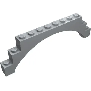 Brick Arch 1 x 12 x 3 Raised Arch with 5 Cross Supports