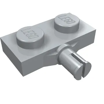 Plate Special 1 x 2 with Wheel Holder, Single Slit