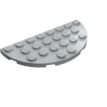 Plate Round Half 4 x 8