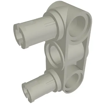 Technic Pin Connector Hub Perpendicular 3L with 2 Pins