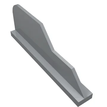 Tail 8 x 1 with Stepped Fin