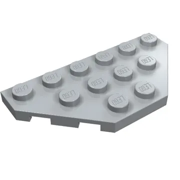 Wedge Plate 3 x 6 Cut Corners