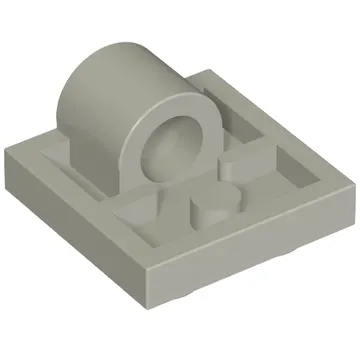 Plate Special 2 x 2 with 1 Pin Hole [Split Underside Ribs]