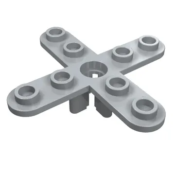 Propeller 4 Blade 5 Diameter with Rounded Ends, Open Hub