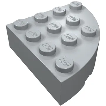 Brick Round Corner 4 x 4 Full Brick