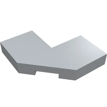 Tile Special 2 x 2 Corner with Cut Corner - Facet