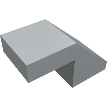 Brick Sloped 45° 2 x 1 with 2/3 Inverted Cutout and no stud