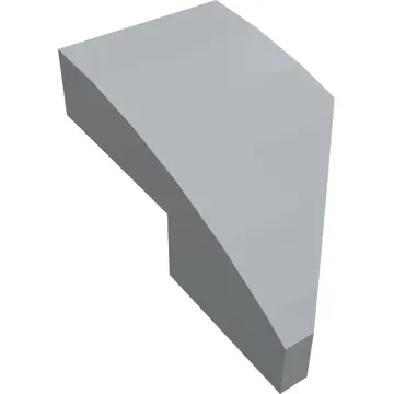 Brick Wedged, Curved 2 x 1 with Stud Notch Left