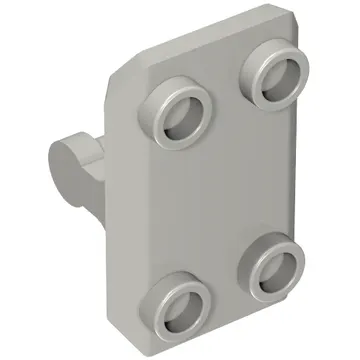 Plate Special / Shield Rectangular with 4 Studs, Handle