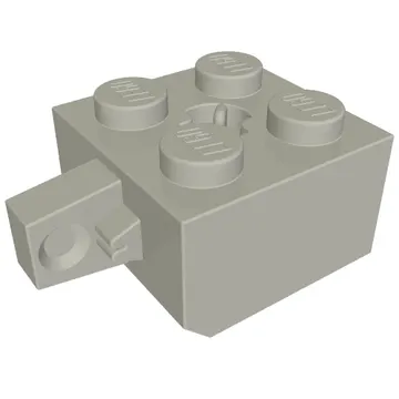 Hinge Brick 2 x 2 Locking with 1 Finger Vertical and Axle Hole [X Opening]