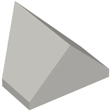 Brick Sloped 45° 2 x 1 Double / Inverted with Bottom Stud Holder