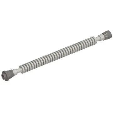 Flexible Ribbed Hose 8mm Ends 12L with Tabbed Dark Bluish Gray Ends