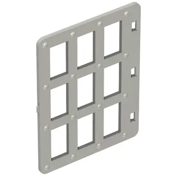 Duplo Door 1 x 4 x 4 with Nine Panes