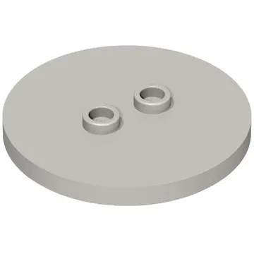 Plate Special Round 4 x 4 with 2 Studs [Plain]