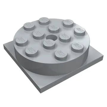 Turntable 4 x 4 Square Base with Top, Complete Assembly
