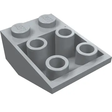 Brick Sloped Inverted 33° 3 x 2, No Connections between Studs, Ovoid Bottom Pin