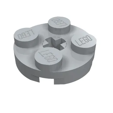 Plate Round 2 x 2 with Axle Hole Type 1 (+ Opening)