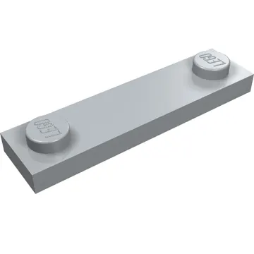 Plate Special 1 x 4 with 2 Studs with Groove [New Underside]