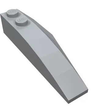 Brick Wedged, Curved 6 x 2 Left, Inner Ridges