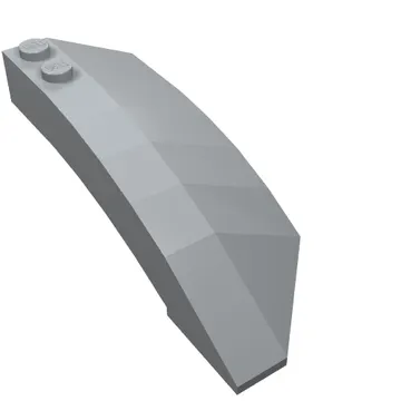 Brick Wedged, Curved 8 x 3 x 2 Open Left