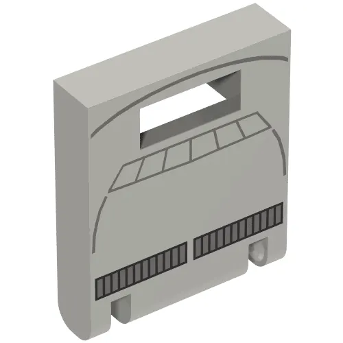 Box 2 x 2 x 2 Door with Slot and Black Sith Infiltrator Print [4493]