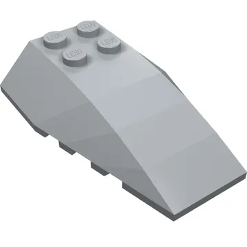 Brick Wedged, Curved 6 x 4 Triple