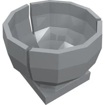 Cylinder Hemisphere 2 x 2 Ball Turret Socket Base