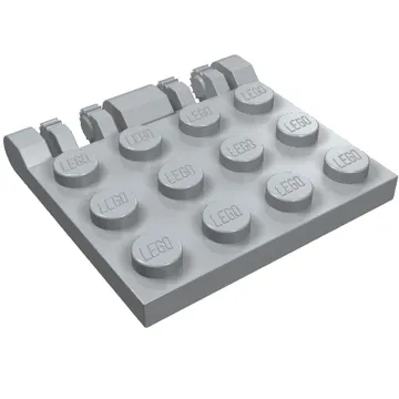 Hinge Plate 3 x 4 Locking Dual 2 Finger, 9 Teeth