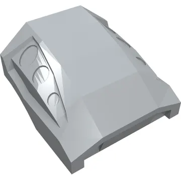 Brick Curved 2 x 2 No Studs - 3 Recessed Side Ports