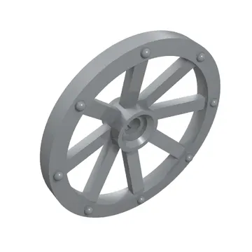 Wheel Wagon Large (33mm D.), hole notched for wheels holder pin