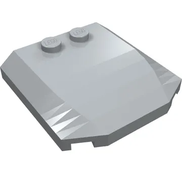 Brick Wedged, Curved Triple 4 x 4 x 2/3 with 2 Studs