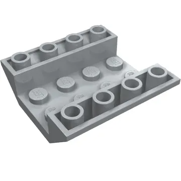 Brick Sloped Inverted 45° 4 x 4 Double with 4 x 2 Recessed