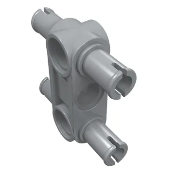 Technic Pin Connector Hub Perpendicular 3L with 4 Pins