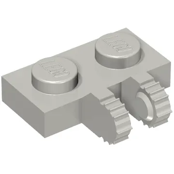 Hinge Plate 1 x 2 Locking with 2 Fingers on Side, 7 Teeth