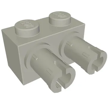 Brick Special 1 x 2 with 2 Pins, Square Pin Holes