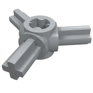 Technic Axle Connector Hub with 3 Axles at 120°