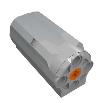 Motor, Medium, Power Functions, 3 x 6 x 3 with Dark Bluish Gray Bottom and 20cm Wire