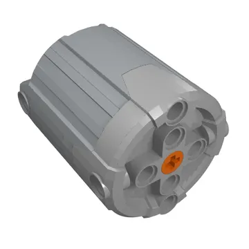 Motor, XL, Power Functions, 6 x 5 x 6, 20cm with Dark Bluish Gray Bottom