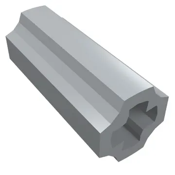 Technic Axle Connector Smooth [with x Hole + Orientation]