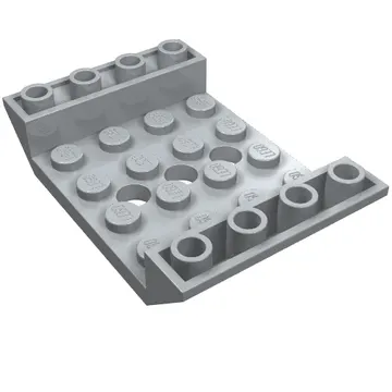 Brick Sloped Inverted 45° 6 x 4 Double with 4 x 4 Recessed and 3 Holes