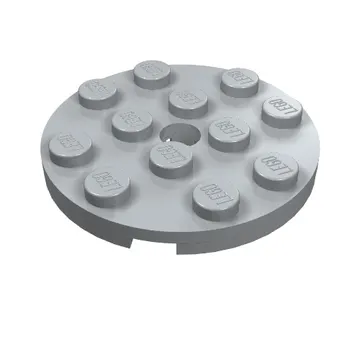 Plate Round 4 x 4 with Pin Hole