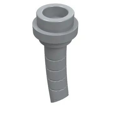 Weapon Lightsaber Hilt Short Curved with Ridges