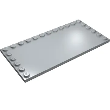 Plate Special 6 x 12 with Studs on 3 Edges