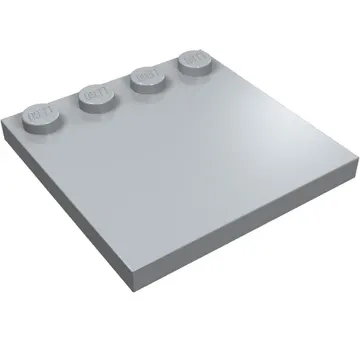Plate Special 4 x 4 with Studs on One Edge [Plain]