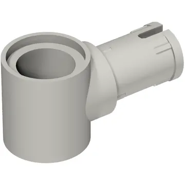 Technic Pin Connector Hub with 1 Pin with Friction Ridges Lengthwise [Centered Friction Ridge]