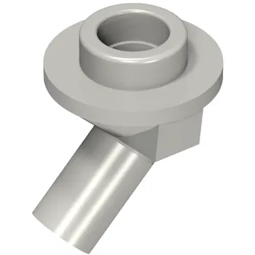 Bar, Angled with 1 x 1 Round Plate / Stud on End