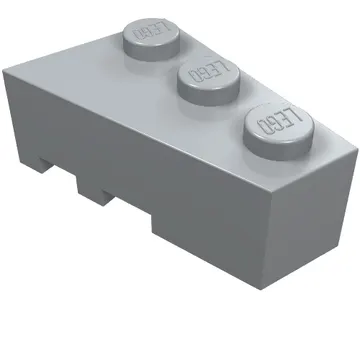 Brick Wedged, Angled 3 x 2 Right